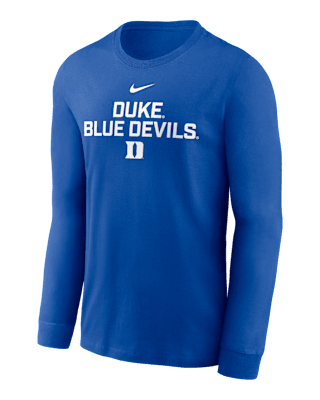 Мужская футболка Duke Sideline Nike Dri-FIT College Long-Sleeve