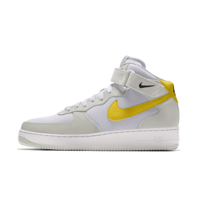 nike air force 1 yellow swoosh