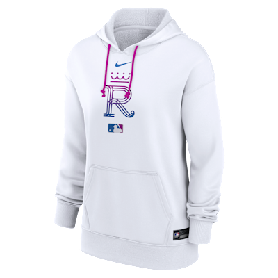 Kansas City Royals Authentic Collection City Connect Women's Nike Therma MLB Pullover Hoodie from Nike - $100