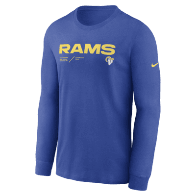 Nike Dri-FIT Infograph Lockup (NFL Los Angeles Rams) Men's Long-Sleeve T- Shirt.