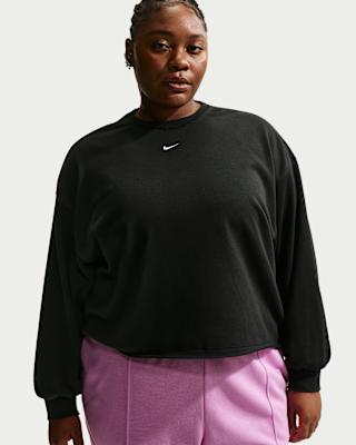 Женский свитшот Nike Sportswear Chill Terry Oversized Crew-Neck French Terry (Plus Size)