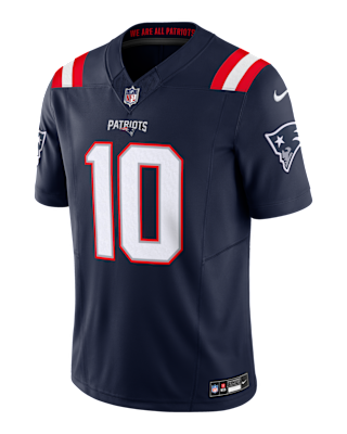 Мужские джерси Drake Maye New England Patriots Nike Dri-FIT NFL Limited Jersey