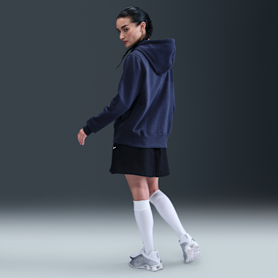 Nike Sportswear Phoenix Fleece-hættetrøje med fuld lynlås til kvinder