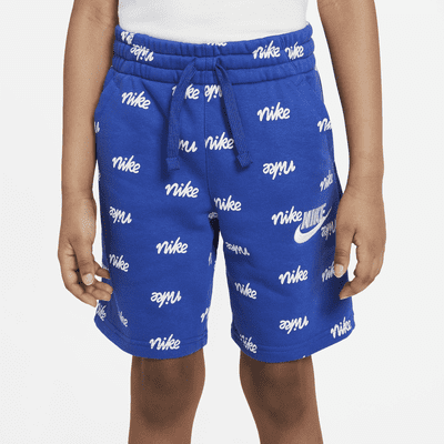 Nike Sportswear Big Kids' (Boys') Fleece Printed Shorts