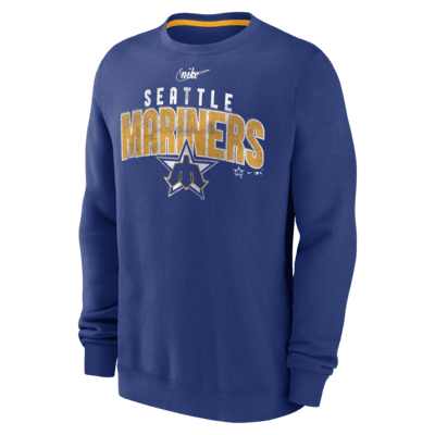 Nike Men's Seattle Mariners White Cooperstown Long Sleeve T-Shirt