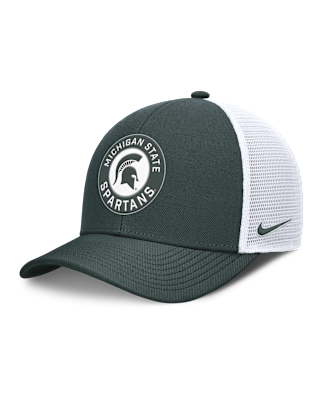 Мужские  Michigan State Primetime Rise Nike Dri-FIT College Trucker Adjustable Hat