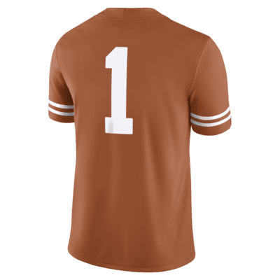 Jersey Game universitario Nike Dri-FIT para hombre de los Texas Longhorns