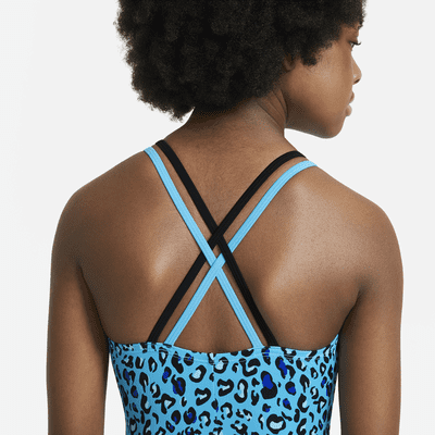 Nike Big Kids' (Girls') Spiderback 1-Piece Swimsuit