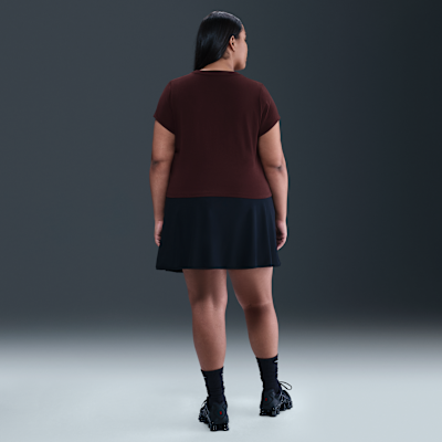 Playera cropped para mujer (talla grande) Nike Sportswear Chill Knit
