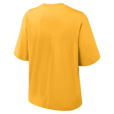 Iowa Hawkeyes Legacy Established Boxy Playera universitaria Nike para mujer