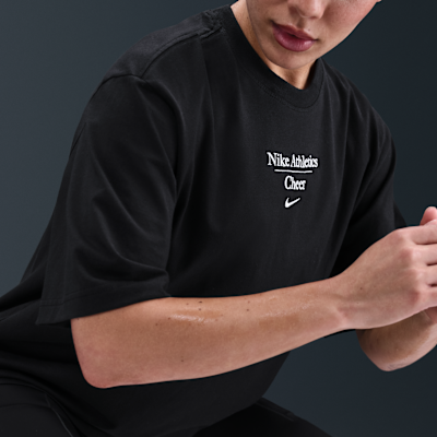 Playera de corte cuadrado para mujer Nike Cheer