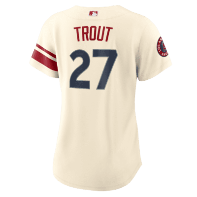 Mike Trout City Connect Angels Jersey..everything Stitched..size