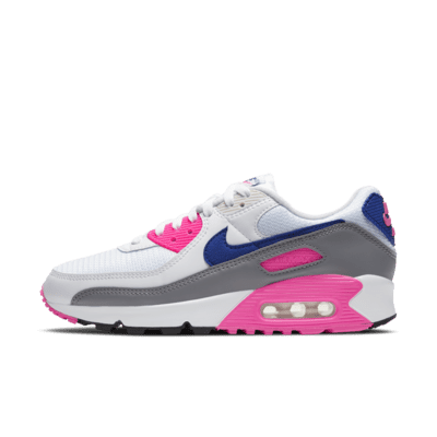 nike pink and white air max