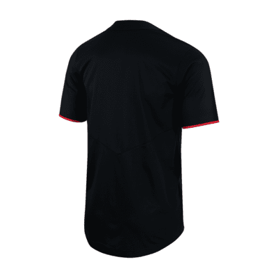 Jersey de béisbol con botones Nike College para hombre Georgia