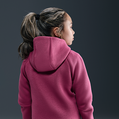Sweat à capuche et zip Nike Sportswear Tech Fleece pour fille