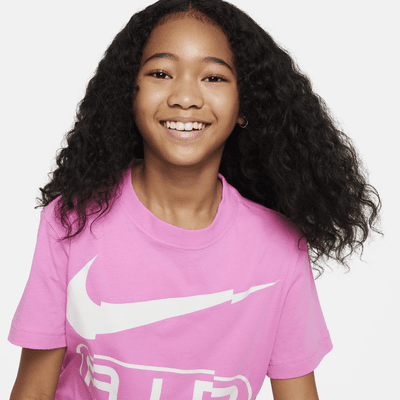 Nike Sportswear Older Kids' (Girls') T-Shirt. Nike IN