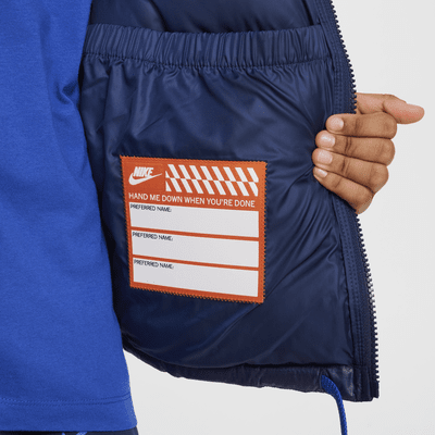 Nike Sportswear Heavyweight Synthetic Fill EasyOn Big Kids' Therma-FIT Repel Loose Hooded Jacket