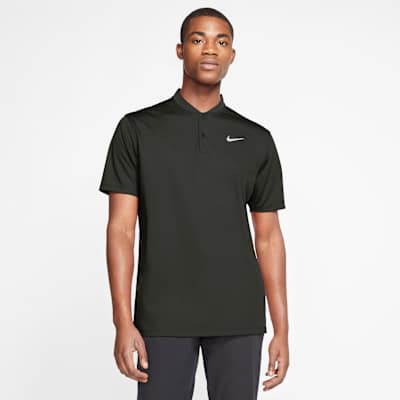 green nike golf polo