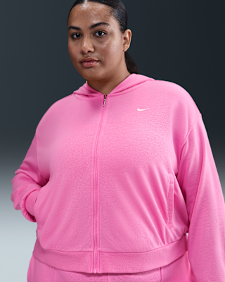 Женское худи Nike Sportswear Chill Terry Loose Full-Zip French Terry Hoodie (Plus Size)