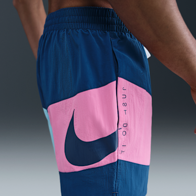Shorts de voleibol de 13 cm para hombre Nike Swim Multi-Logo Vortex