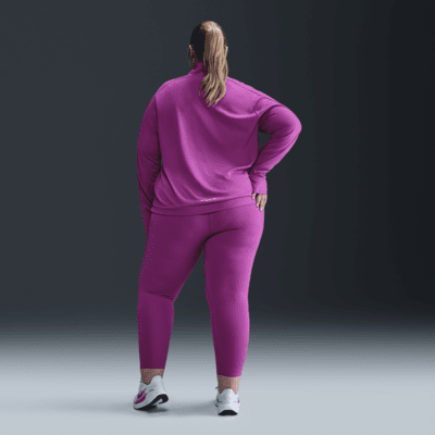 Vêtement deuxième couche à 1/4 de zip Dri-FIT Nike Swoosh pour femme (grande taille)