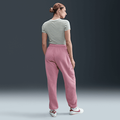 Nike Sportswear Club Fleece Pantalones de entrenamiento cargo oversized de tiro medio para mujer