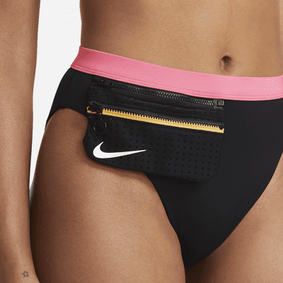 Prenda para la parte inferior de natación de cintura alta con bloques de color para mujer Nike