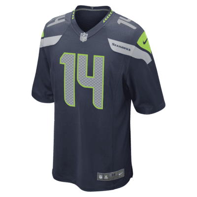 NFL Seattle Seahawks (D.K. Metcalf) Men's Game Football Jersey