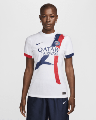 Женские джерси Paris Saint-Germain 2024/25 Stadium Away Nike Dri-FIT Soccer Replica Jersey