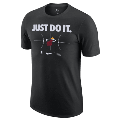 Ανδρικό T-Shirt Nike NBA Μαϊάμι Χιτ Essential