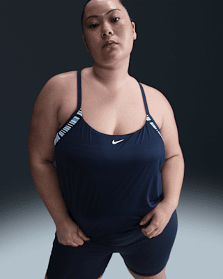 Женские  Nike Swim Layered Tankini (Extended Sizing)