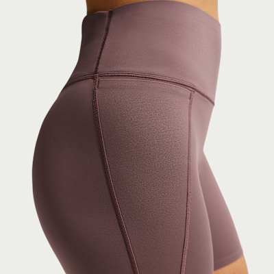 Nike Universa Women's High-Waisted 12.5cm (approx.) Biker Shorts with No Front Seam