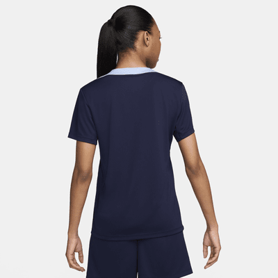 FFF Strike Nike Dri-FIT Kurzarm-Fußballoberteil aus Strickmaterial für Damen