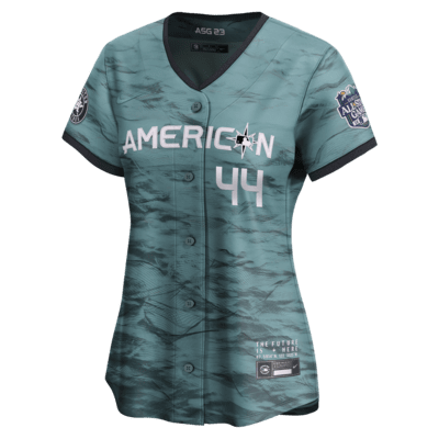 Yordan Alvarez American League 2023 All-Star Game Women's Nike MLB Limited  Jersey.