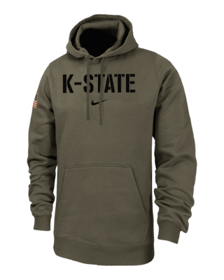 Kansas State Club Fleece Men's Nike College Hoodie. Nike.com