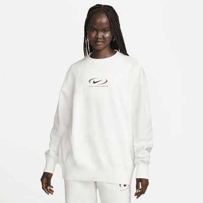 Sportswear Phoenix Fleece Oversized Crewneck Sweatshirt by Nike Online, THE ICONIC