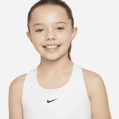 Camiseta de tirantes con bra deportivo para niña talla grande Nike Swoosh