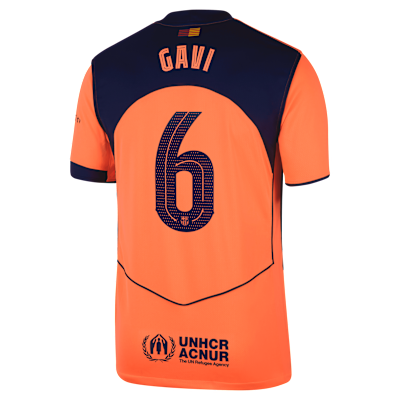 Gavi Barcelona 2025/26 Stadium Third Men's Nike Dri-FIT Soccer Jersey