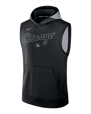 Мужское худи Chicago White Sox Authentic Collection Men’s Nike Dri-FIT MLB Sleeveless Pullover Hoodie