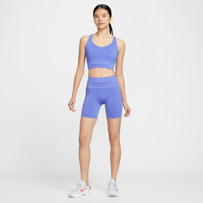 Nike Pro Seamless 女款 Dri-FIT 高腰 5" 單車短褲