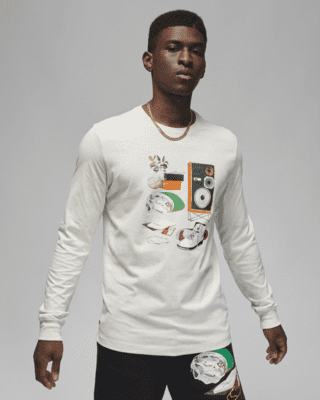 Jordan Artist Series by Jacob Rochester Men's Long-Sleeve T-Shirt. Nike CH