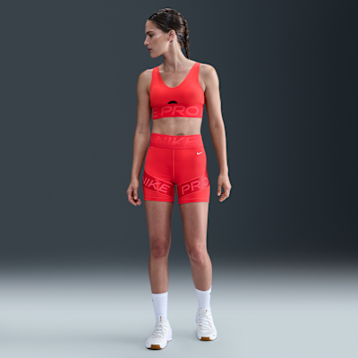 Bra deportivo de media sujeción con almohadillas para mujer Nike Pro Indy Plunge