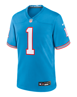 Мужские джерси Cam Ward Tennessee Titans 2025 NFL Draft First Round Pick Nike NFL Game Jersey