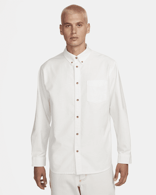 Мужские  Nike Life Long-Sleeve Oxford Button-Down Shirt