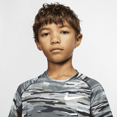 Nike Pro Older Kids' (Boys') Short-Sleeve Printed Training Top. Nike AU