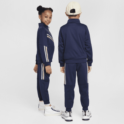 Conjunto de dos piezas Poly Propus para niños talla pequeña Nike Dri-FIT Sportswear Club