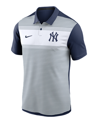 Мужские  New York Yankees Striped Vapor Polo Nike Dri-FIT MLB Polo
