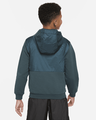 Nike Outdoor Play EasyOn Older Kids' Fleece Hoodie. Nike LU