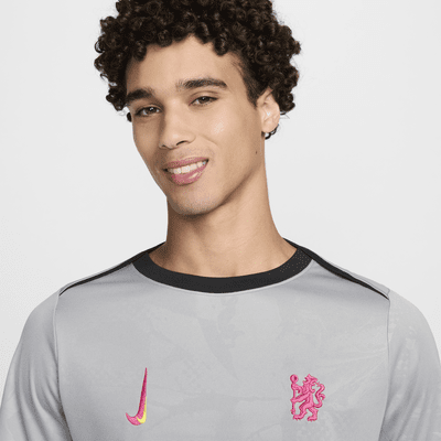 Maglia da calcio pre-partita Nike Dri-FIT Chelsea FC Academy Pro da uomo – Terza