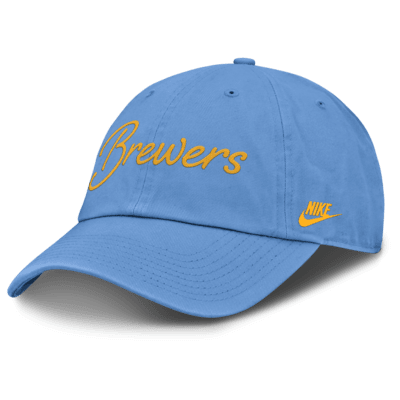 Milwaukee Brewers Cooperstown Script Women's Nike MLB Adjustable Hat